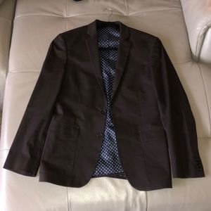 A brown blazer